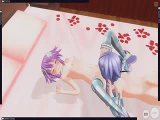 Yuri Neptune x Plutia [CM3D2]