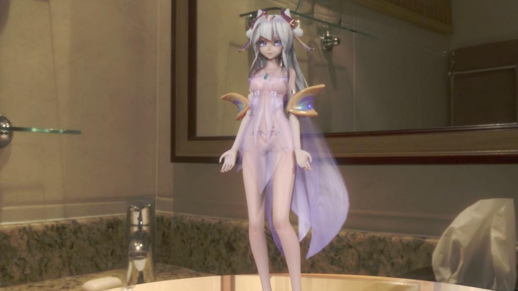 MMD02 淫纹美腿嫦娥弱音女神沦陷 狂操猛干内射高潮