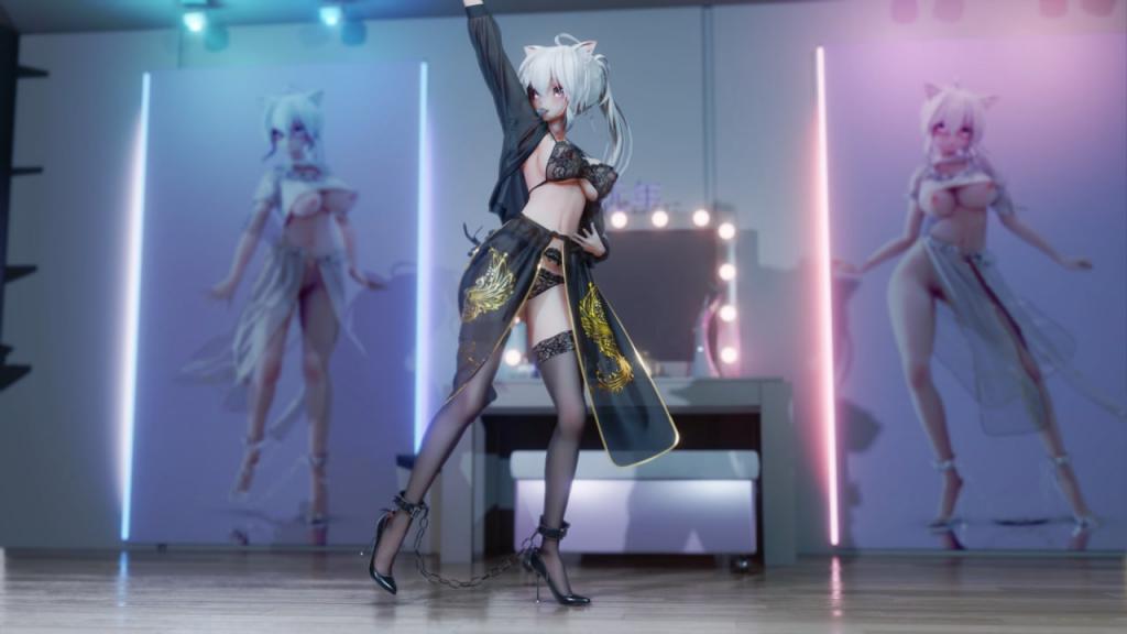 MMD78 汉服黑丝弱音GFRIEND-MAGO 极品古风骚货被爆操到潮喷