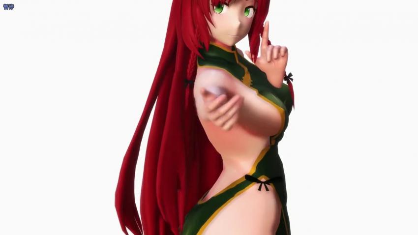 东方巨乳美少女红美铃！紧身旗袍下骚穴狂扭，性感宅舞勾引你爆操！
