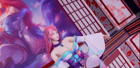 MMD虚拟巨乳丽莎骚穴大开，淫荡肉体被狂操内射，浪叫高潮