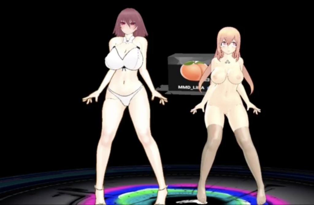 双倍巨乳诱惑！两名极品辣妹内衣骚舞，丰满双峰狂抖求插！