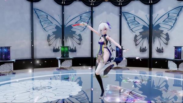 MMD绝美弱音骚穴狂舞，淫荡肉体高潮喷水