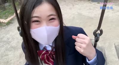 POK-058 顔出し【個人撮影】激レア_黒パンストの制服女子とハメ撮り_SNSで知り合った美脚娘に種付SEX