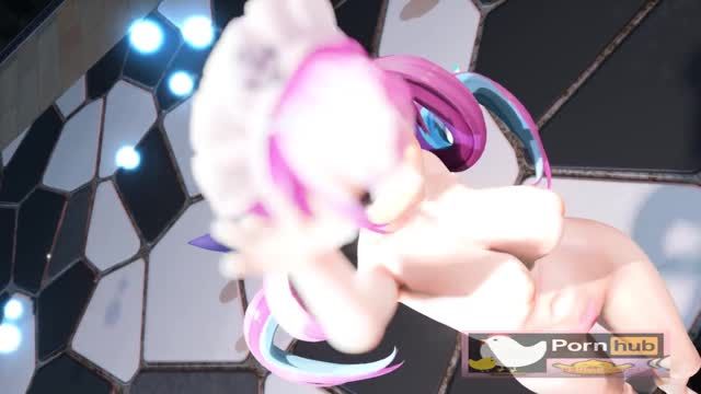 3D爆操！MMD巨乳骚货碧蓝骑士Aqua被狂干到高潮