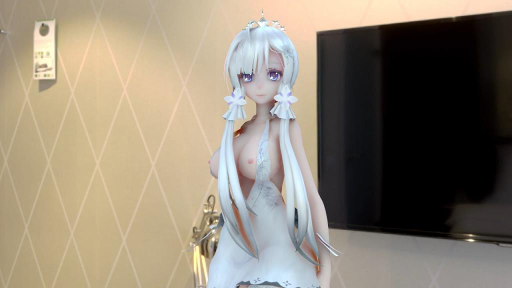 MMD24 光辉BAAMx 极品巨乳女神被爆操到淫水狂喷，骚穴抽搐内射灌满