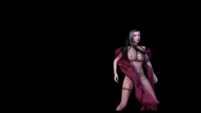 MMDLISA-SENORITA 绝美舞姬3D挑逗热舞，骚穴若隐若现欲火焚身