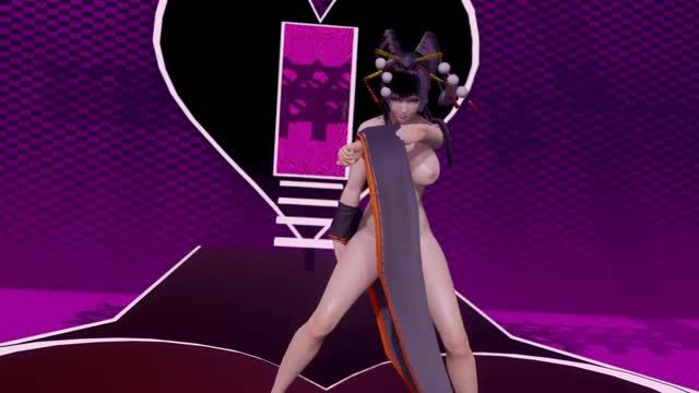 MMDMajorLazer-泡泡屁股 极品3D巨乳女忍Doa与Nyotengu热舞狂摇 骚穴湿透求爆操