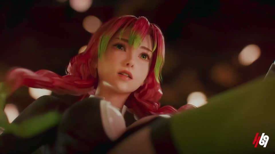 
3D 鬼灭同人 甘露寺蜜璃#3D